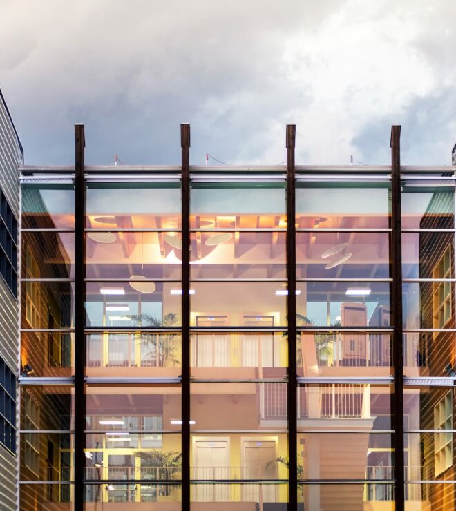 unique modern office building B2NLTRV