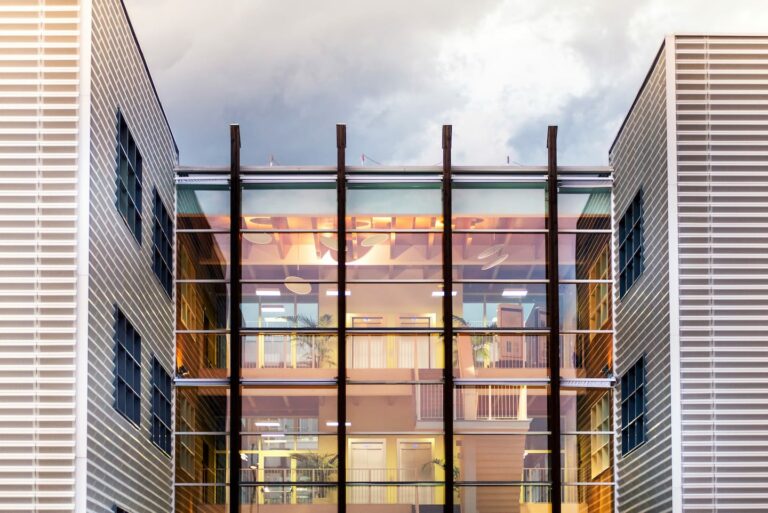 unique modern office building B2NLTRV